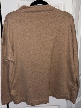 LOFT Oversized Turtleneck Sweater Women’s Small Tan